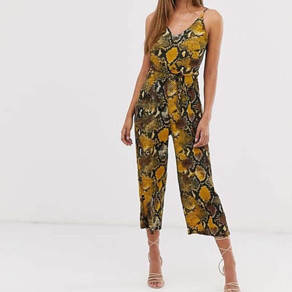 Snake Culotte jumpsuit - Picture 1 of 4